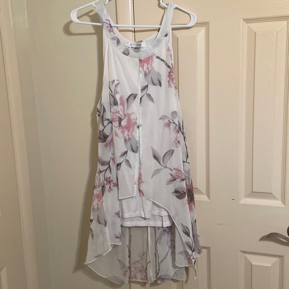 High low summer top